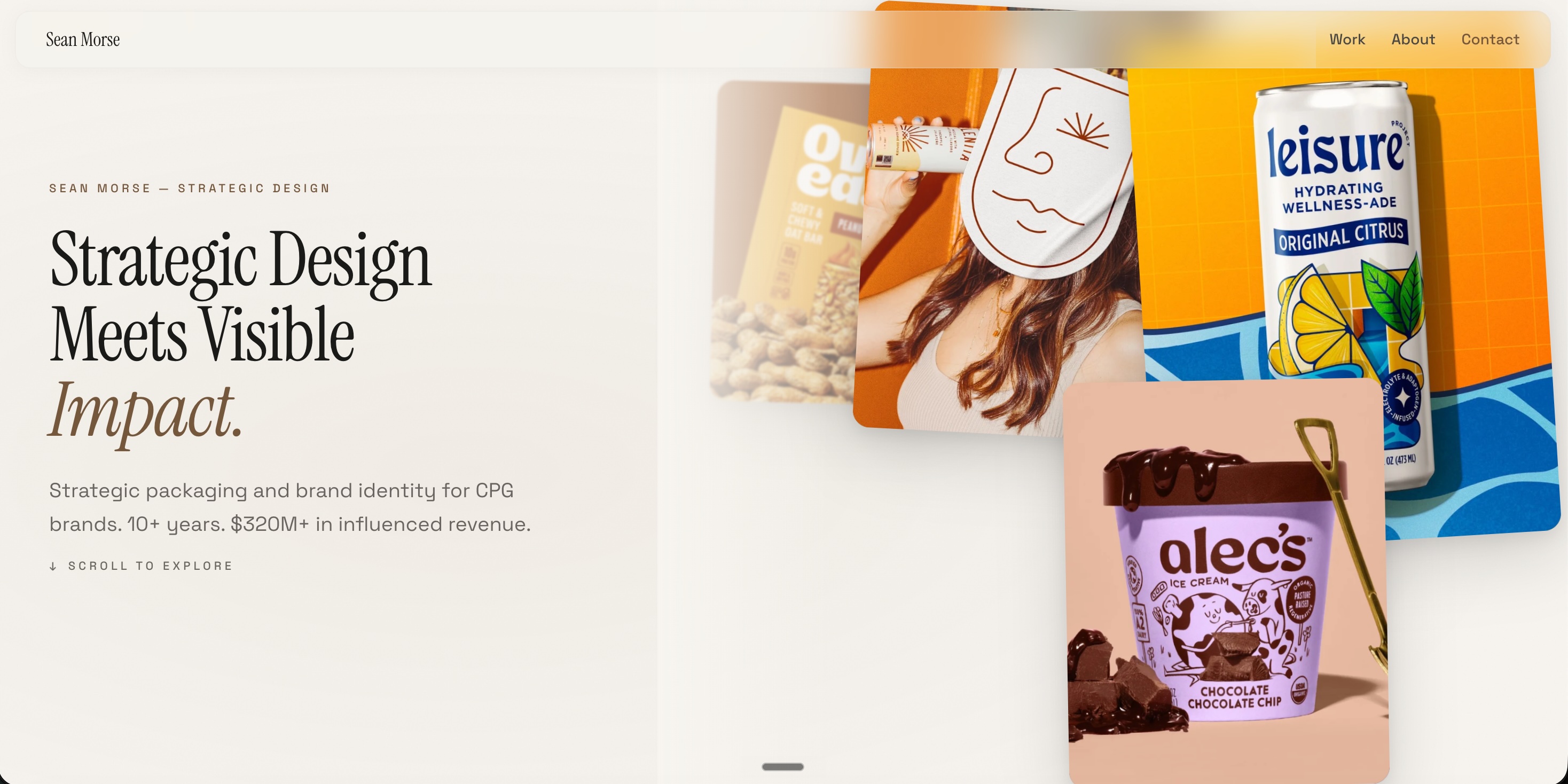 Sean Morse portfolio — click to open sean-morse-design.pages.dev